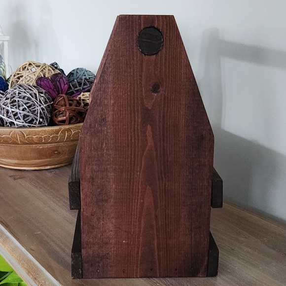 🍻🏡 Rustic Wooden Bottle Caddy – Vintage Farmhouse Beer Crate Built-In Opener - Picture 8 of 15